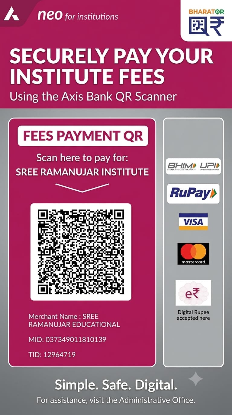 Scan QR to pay registration fee